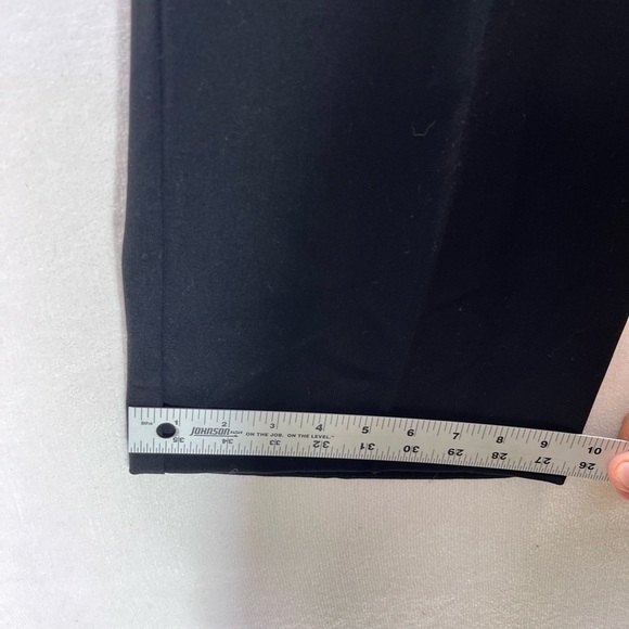 Ann Taylor Petite Black Wide Leg Dress Pants Womens 6P Modern Stretch 1999 - Picture 7 of 9